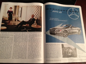 Mad Men Newsweek Mercedes ad